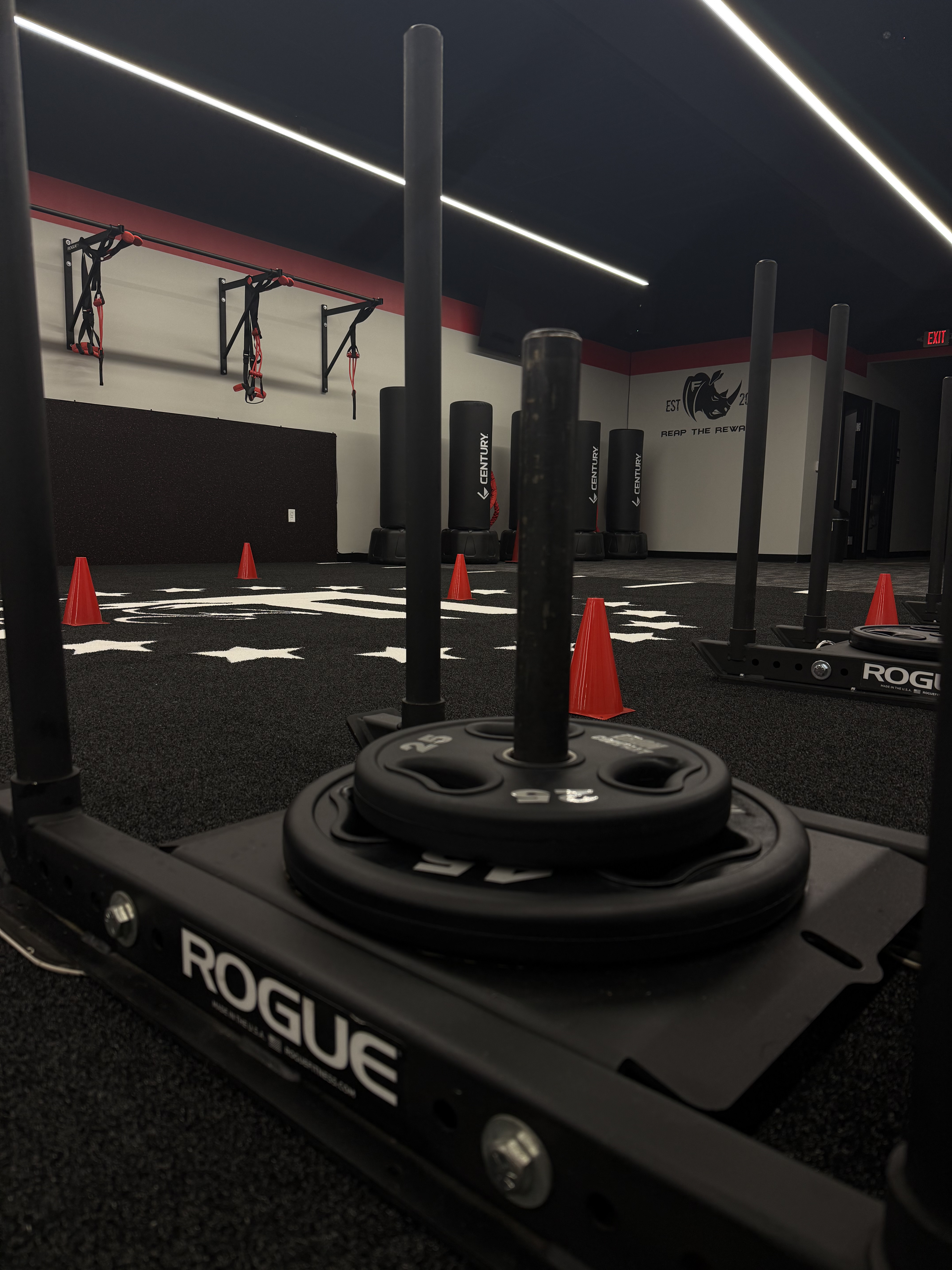 Inside the FIRE Fitness Camp location